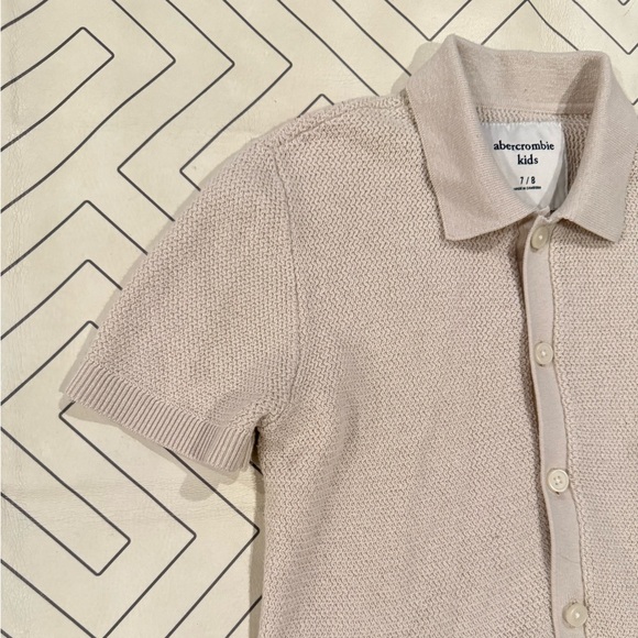 Abercrombie Kids Knit Short Sleeve Button Down - Picture 5 of 13